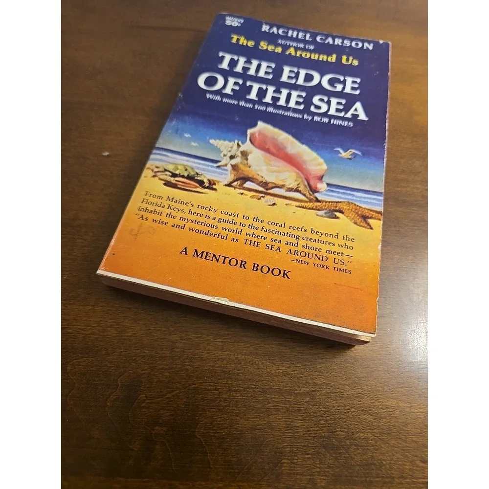 THE EDGE OF‎ THE SEA by RACHEL CARSON, MENTOR BOOK 1st Print 1959